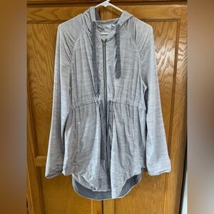 lululemon athletica Gray Hooded Jacket